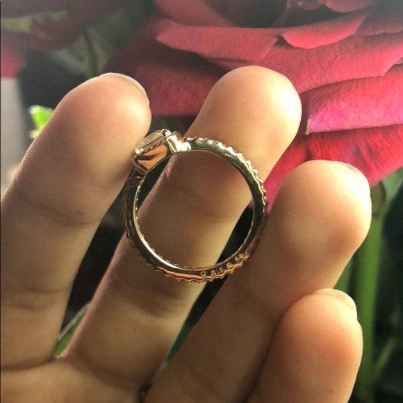 Timeless Elegance Ring, PANDORA Rose™ & Clear CZ - Picture 3 of 8